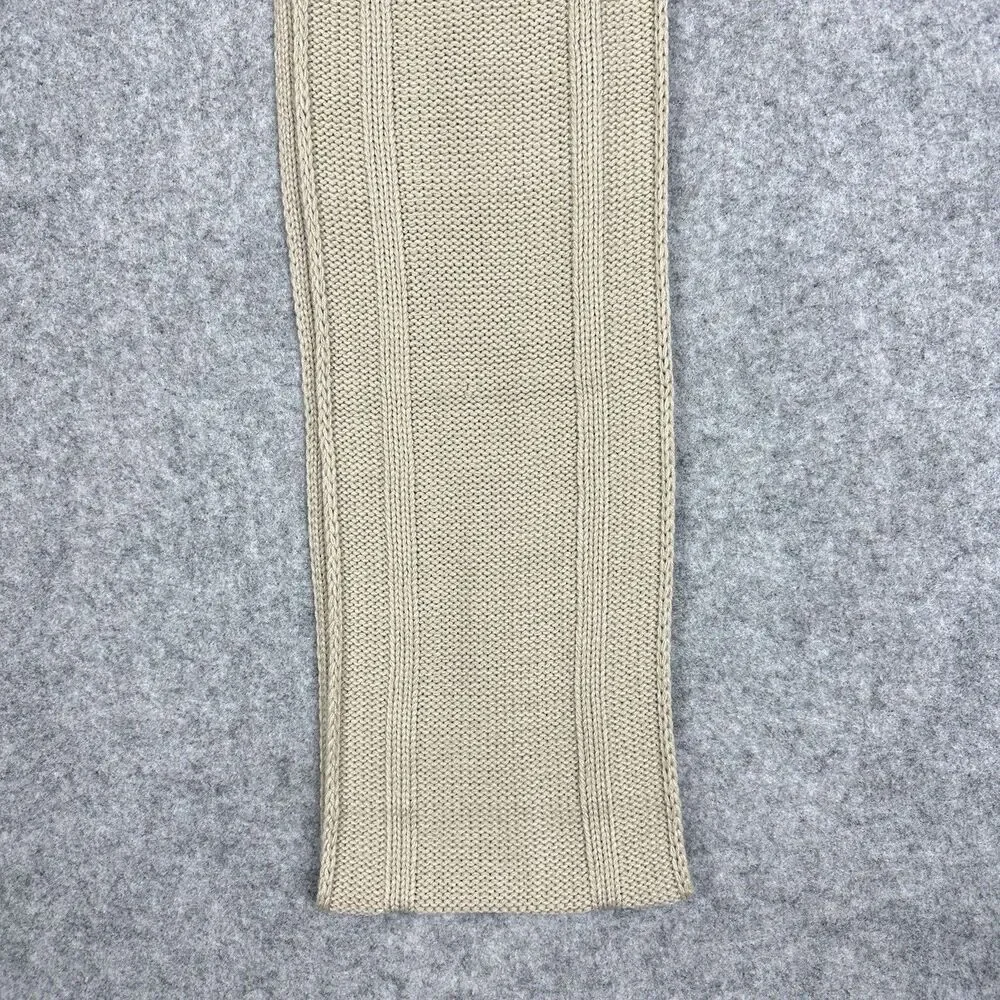 Chicago Bulls NBA Ultra Game Knit Scarf Tan Neutral Embroidered Logo Bull OSFM*